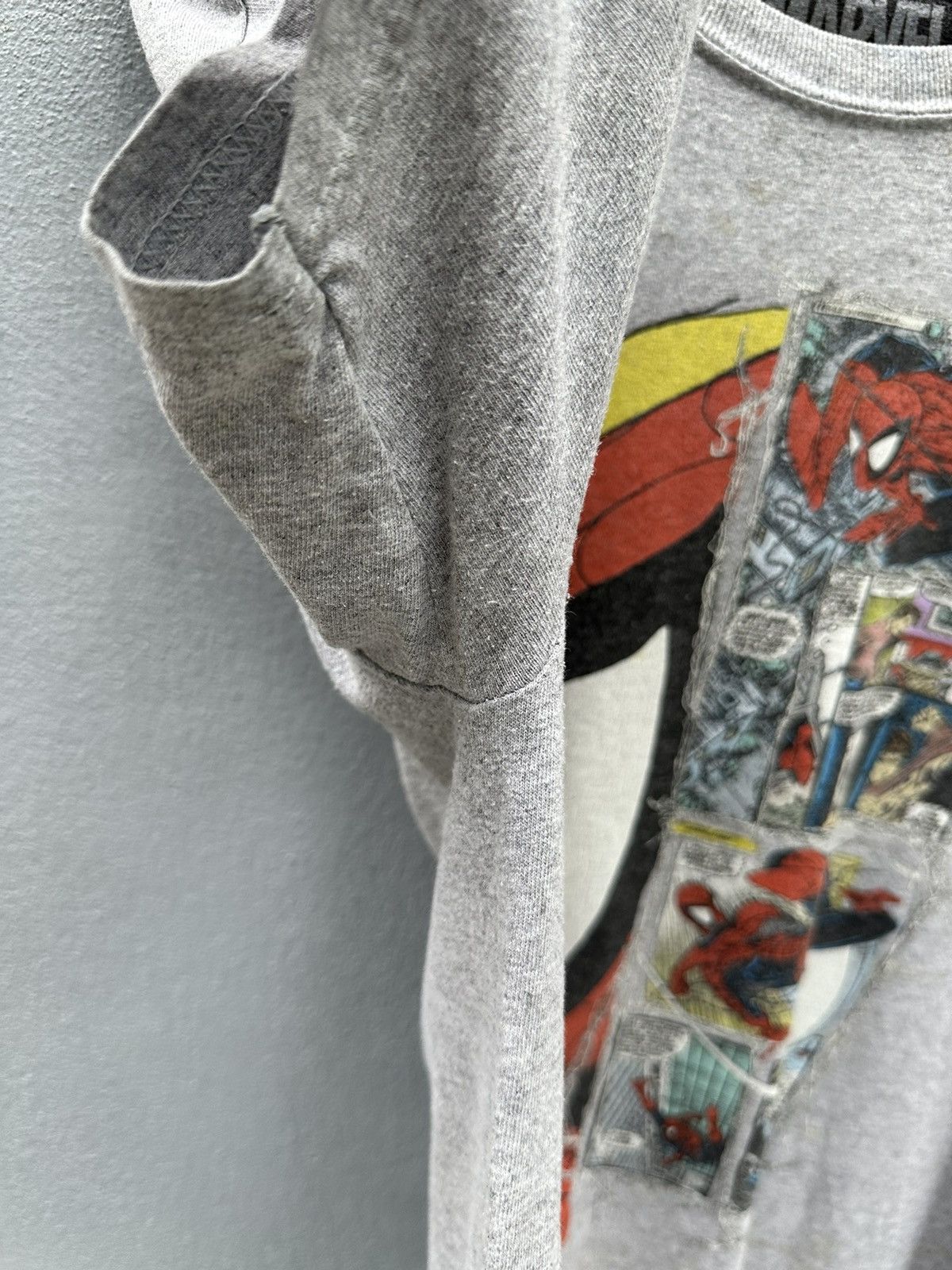 Anime × Marvel Comics Marvel Spiderman Printed Tshirt A68 Size US L / EU 52-54 / 3 - 7 Thumbnail