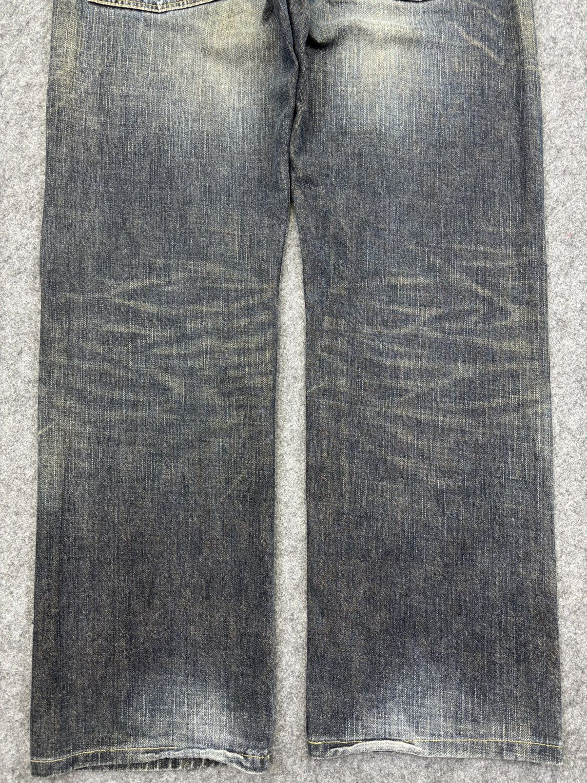 Japanese Brand 💥Sick 90s Style💥GLHeart Mud Stone Wash Denim F761 Size US 33 - 10 Thumbnail