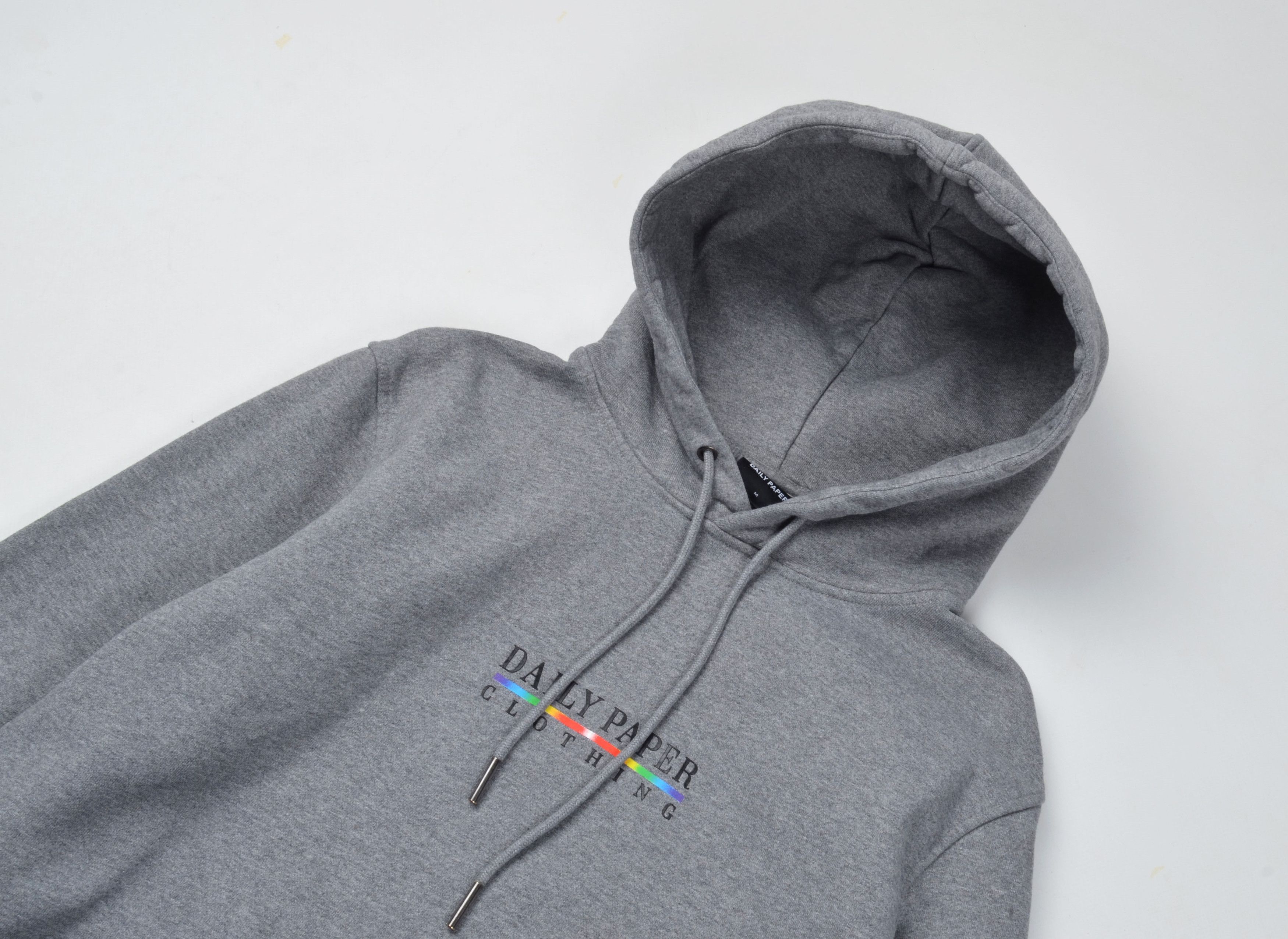 Daily Paper × Designer Daily Paper Clothing Logo Gray Long Sleeve Hoodie Size US M / EU 48-50 / 2 - 2 Thumbnail