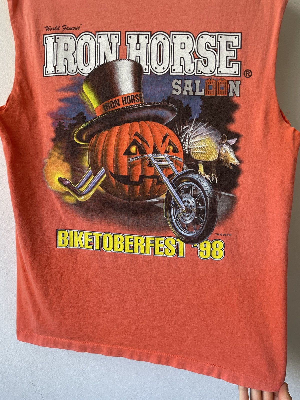 Vintage Vintage Sleeveless Iron Horse Saloon Biketoberfest tee Size US M / EU 48-50 / 2 - 6 Thumbnail