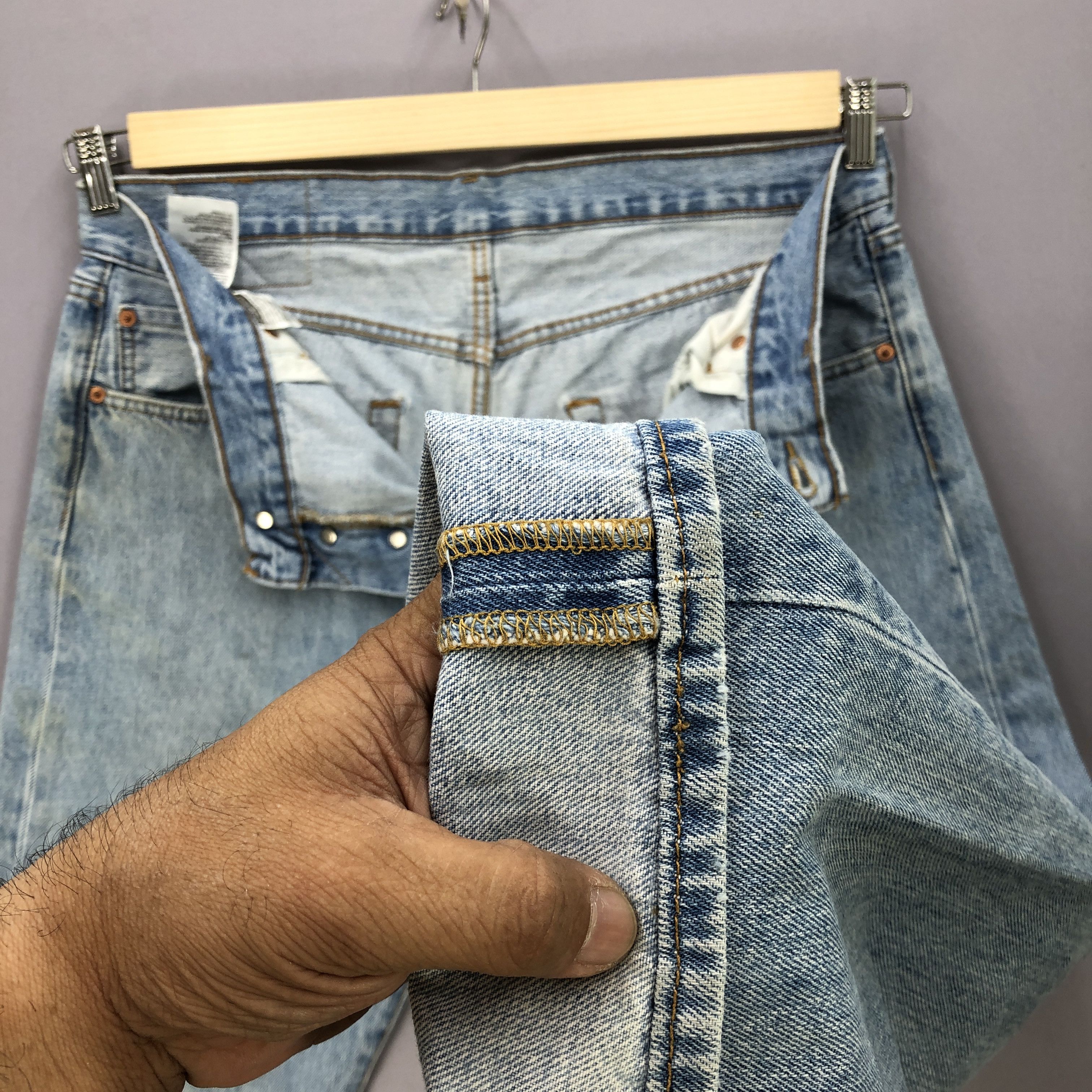Levi's Vintage Levis 501 Jeans Levi's Stone Wash Faded Denim Pants Size US 34 / EU 50 - 10 Thumbnail