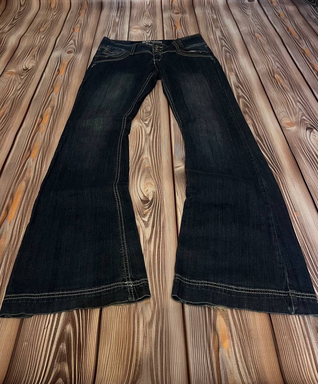 Pre-owned Hysteric Glamour X If Six Was Nine Vintage Ifsixwasnine Lgb Japan Style Flared Jeans Y2k In Dark Blue