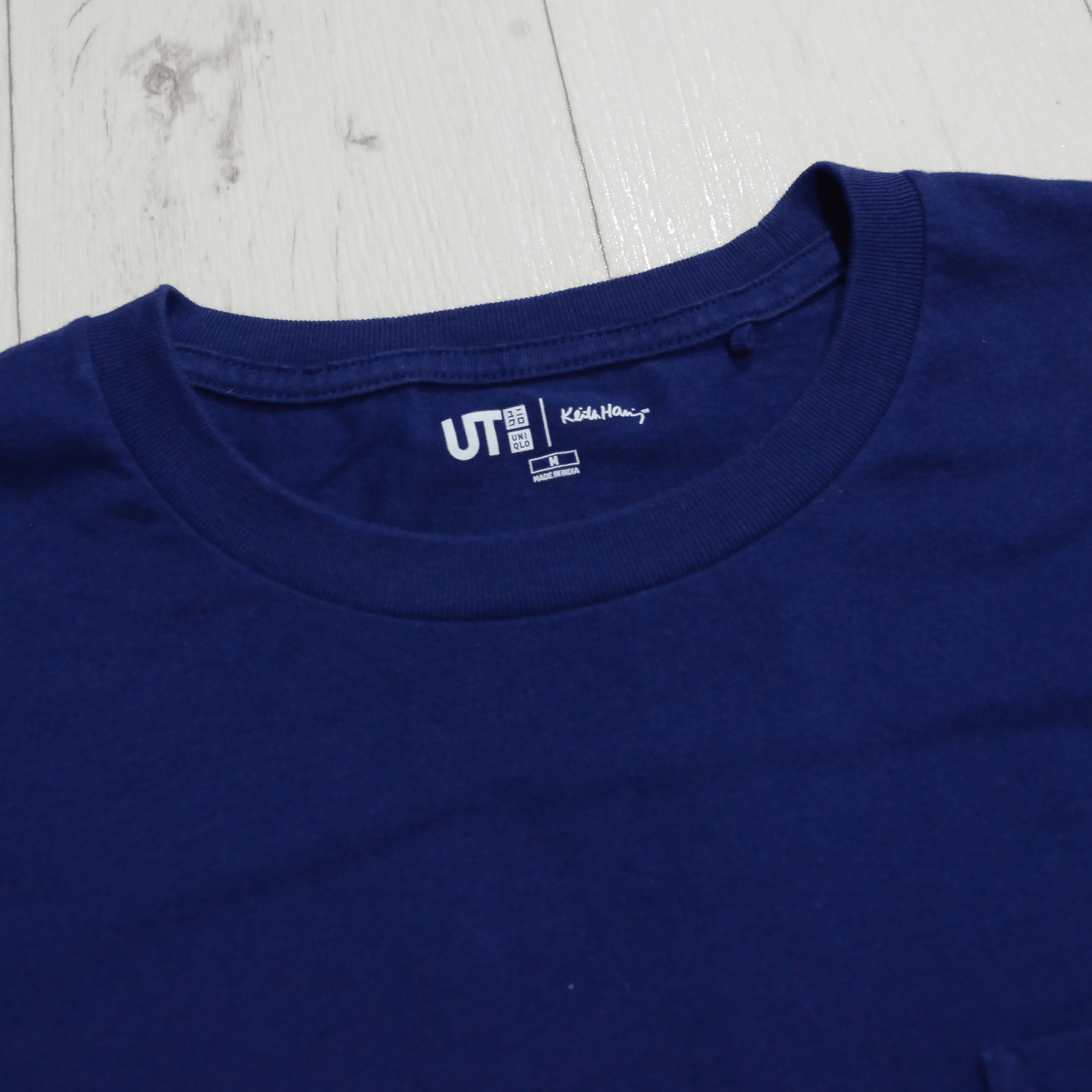 Keith Haring × Uniqlo UT Uniqlo X Keith Haring T-Shirt Mens Medium Navy Graphic M Size US M / EU 48-50 / 2 - 6 Thumbnail