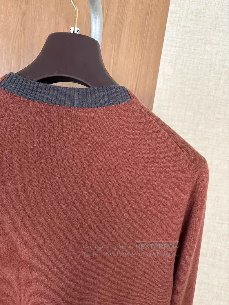Hermes Hermes Men's Cashmere Knit Sweater Size US M / EU 48-50 / 2 - 8 Thumbnail