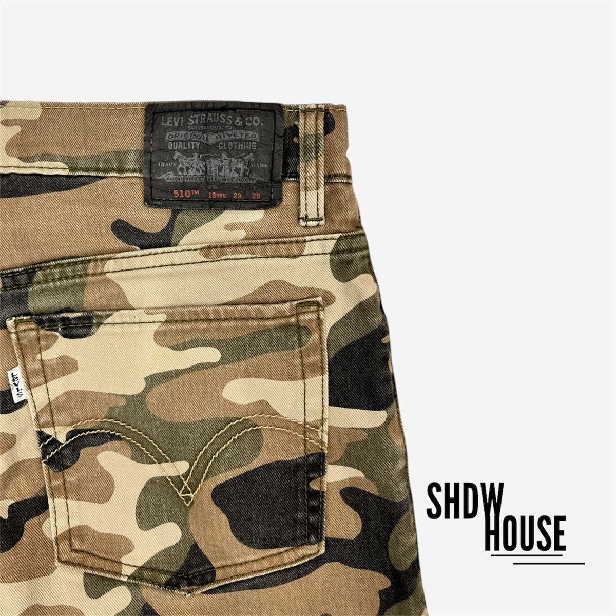Levi's Levi Strauss & Co Camo 510's Size US 29 - 3 Thumbnail