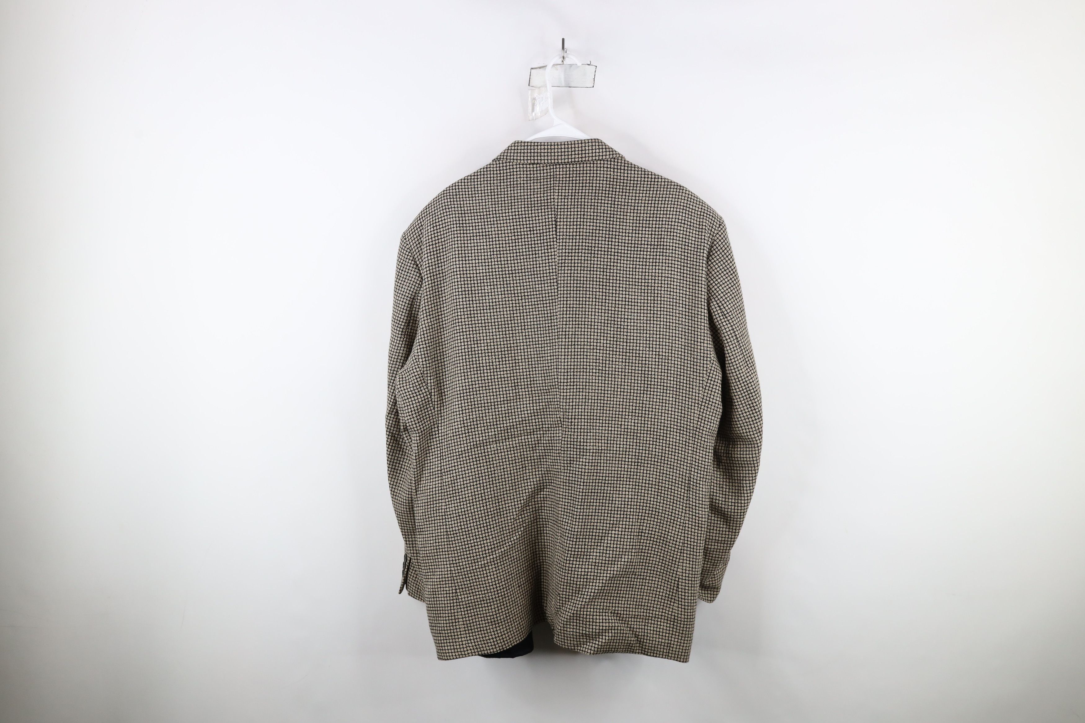 Vintage Vintage 90s Streetwear Houndstooth 3 Button Blazer Jacket Size US XL / EU 56 / 4 - 17 Thumbnail