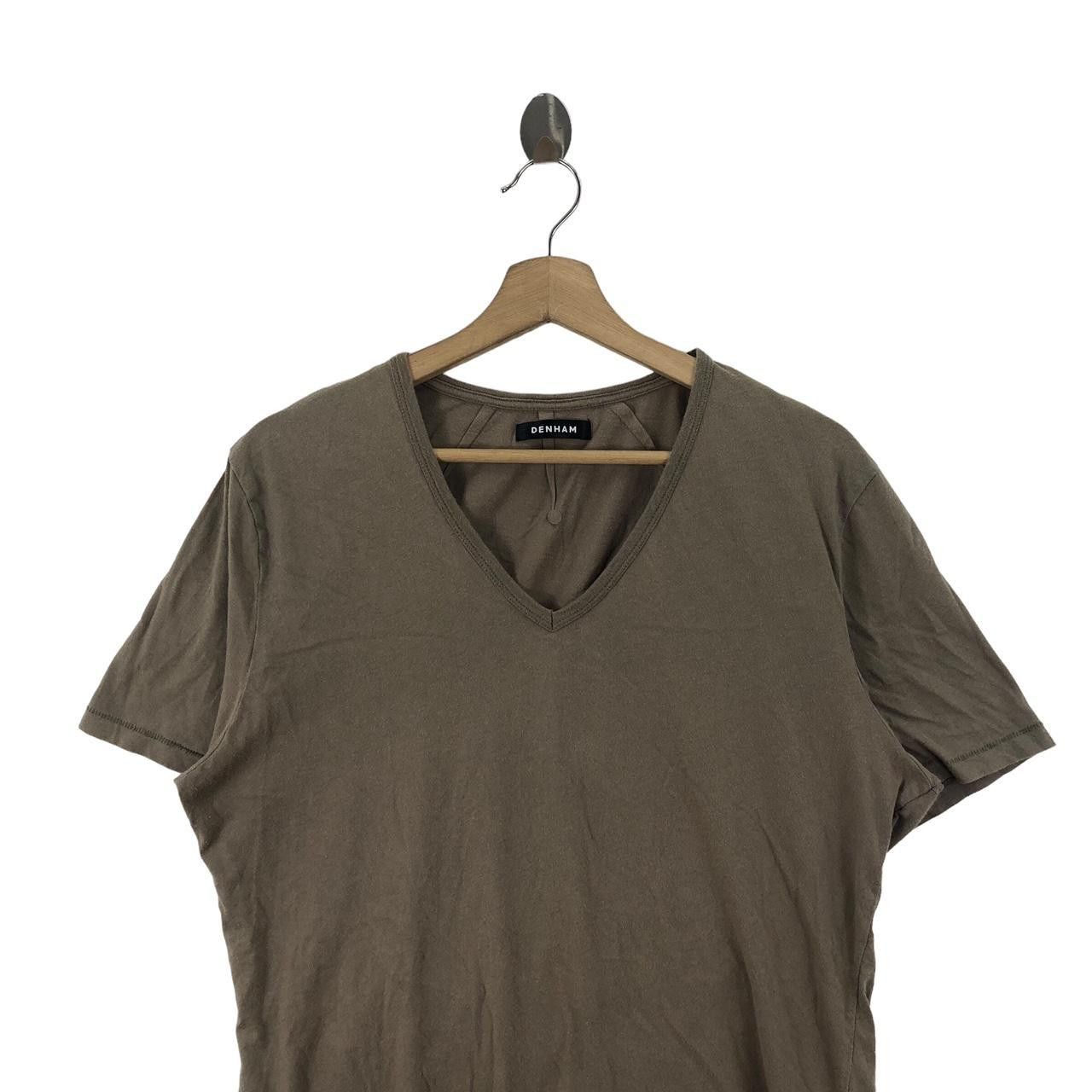 DENHAM DENHAM THE JEANMAKER Minimalist Design Plain Tee Shirt Top Size L / US 10 / IT 46 - 3 Thumbnail