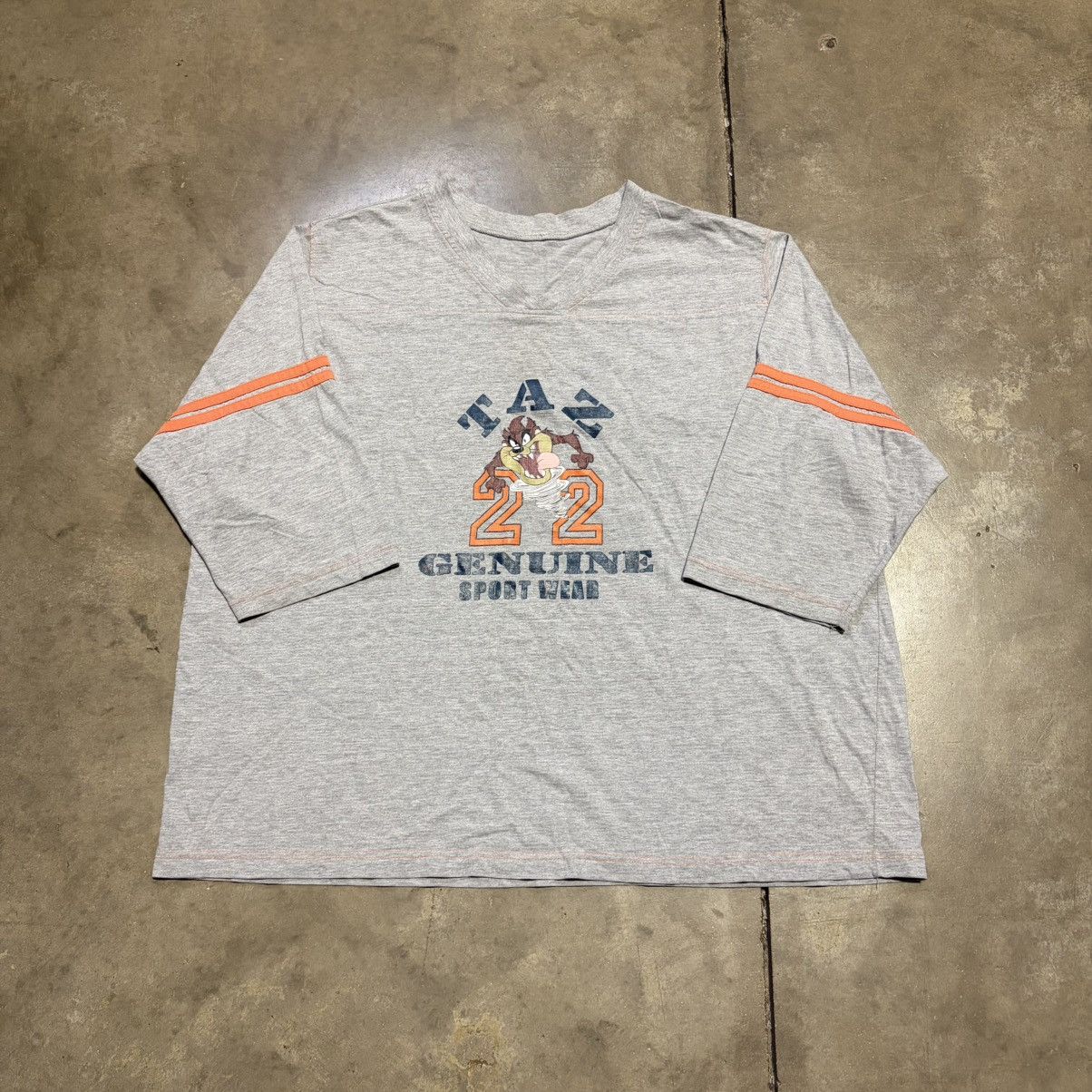 Warner Bros Vintage Warner Bros Taz Football T shirt Jersey Boxy 90s Size US XXL / EU 58 / 5 - 5 Thumbnail