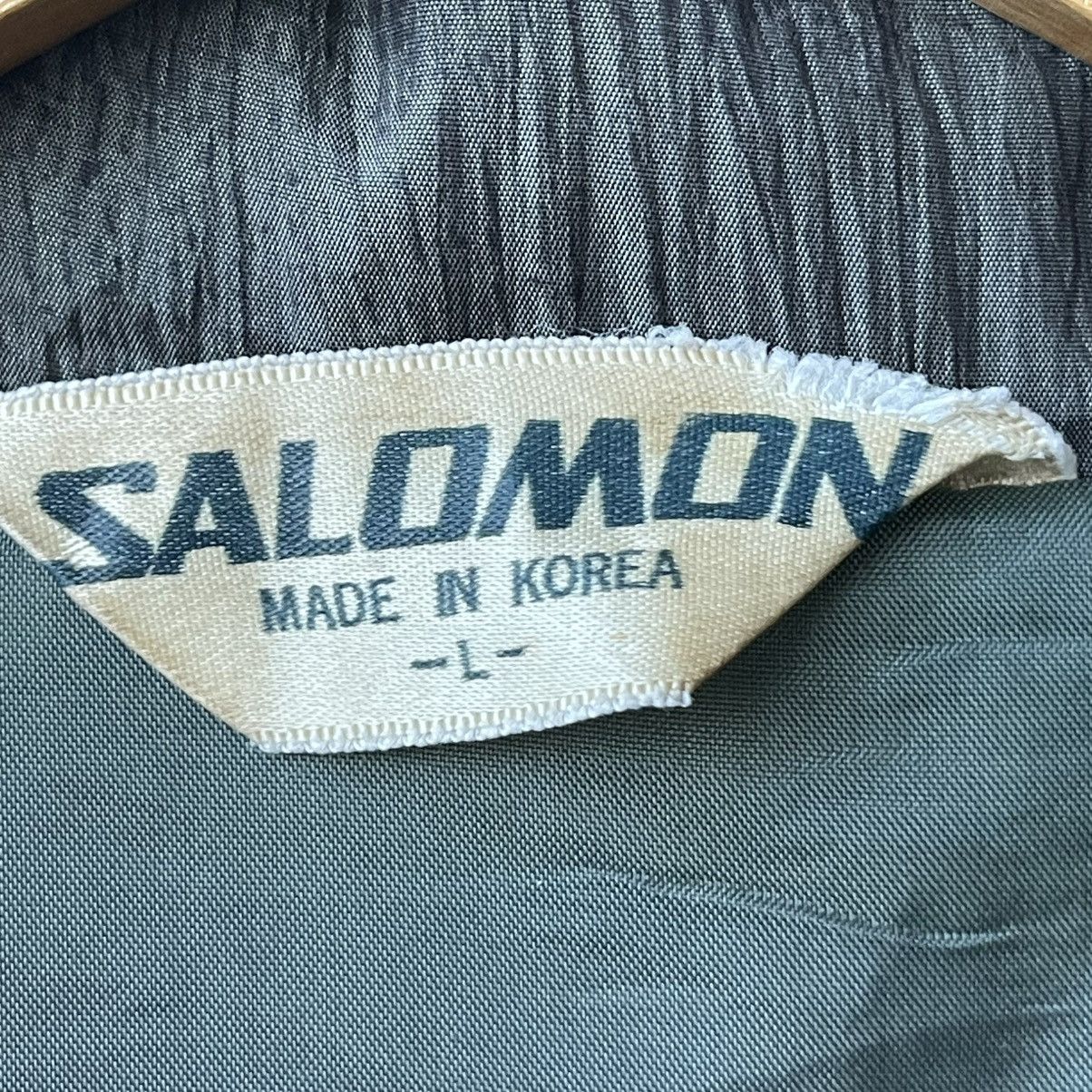 Salomon Vintage 90s Salomon Crinkled Nylon Windbreaker Jacket Size US L / EU 52-54 / 3 - 10 Thumbnail
