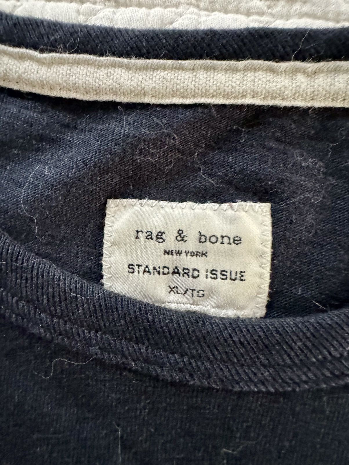 Rag & Bone Rag & Bone black t-shirt Size US XL / EU 56 / 4 - 2 Thumbnail