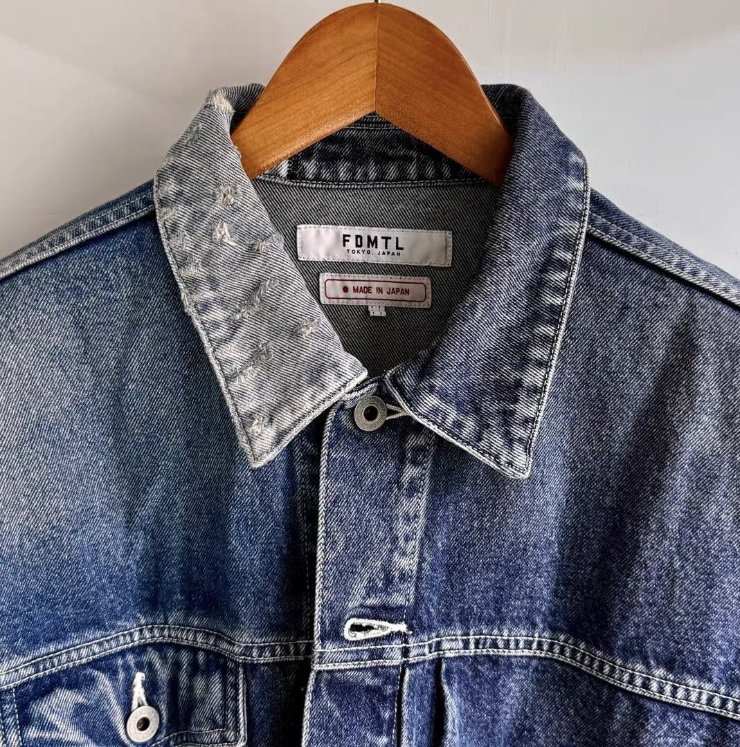 FDMTL FDMTL Lazer Denim Jacket (Made in Japan) Size US L / EU 52-54 / 3 - 2 Thumbnail