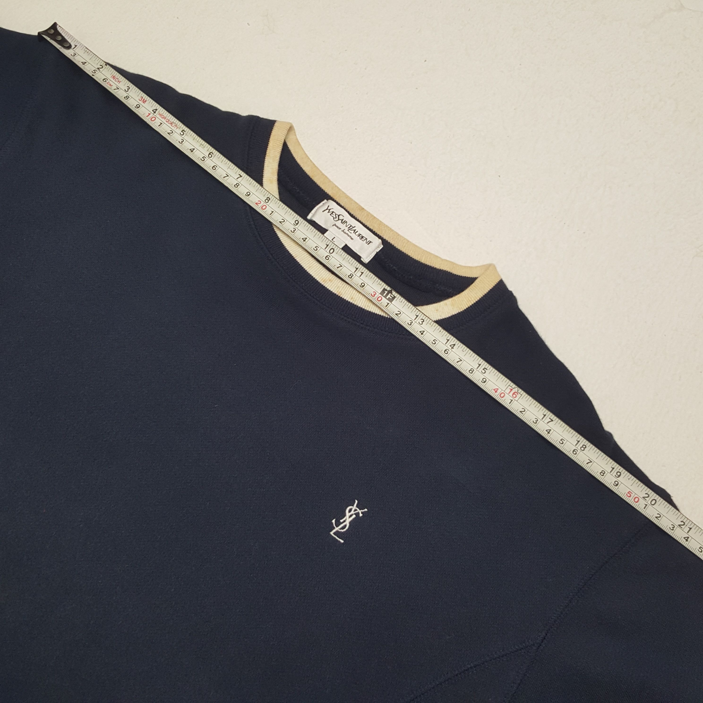 Vintage × Yves Saint Laurent Vintage Yves Saint Laurent Japan Sweatshirt Size US M / EU 48-50 / 2 - 6 Thumbnail