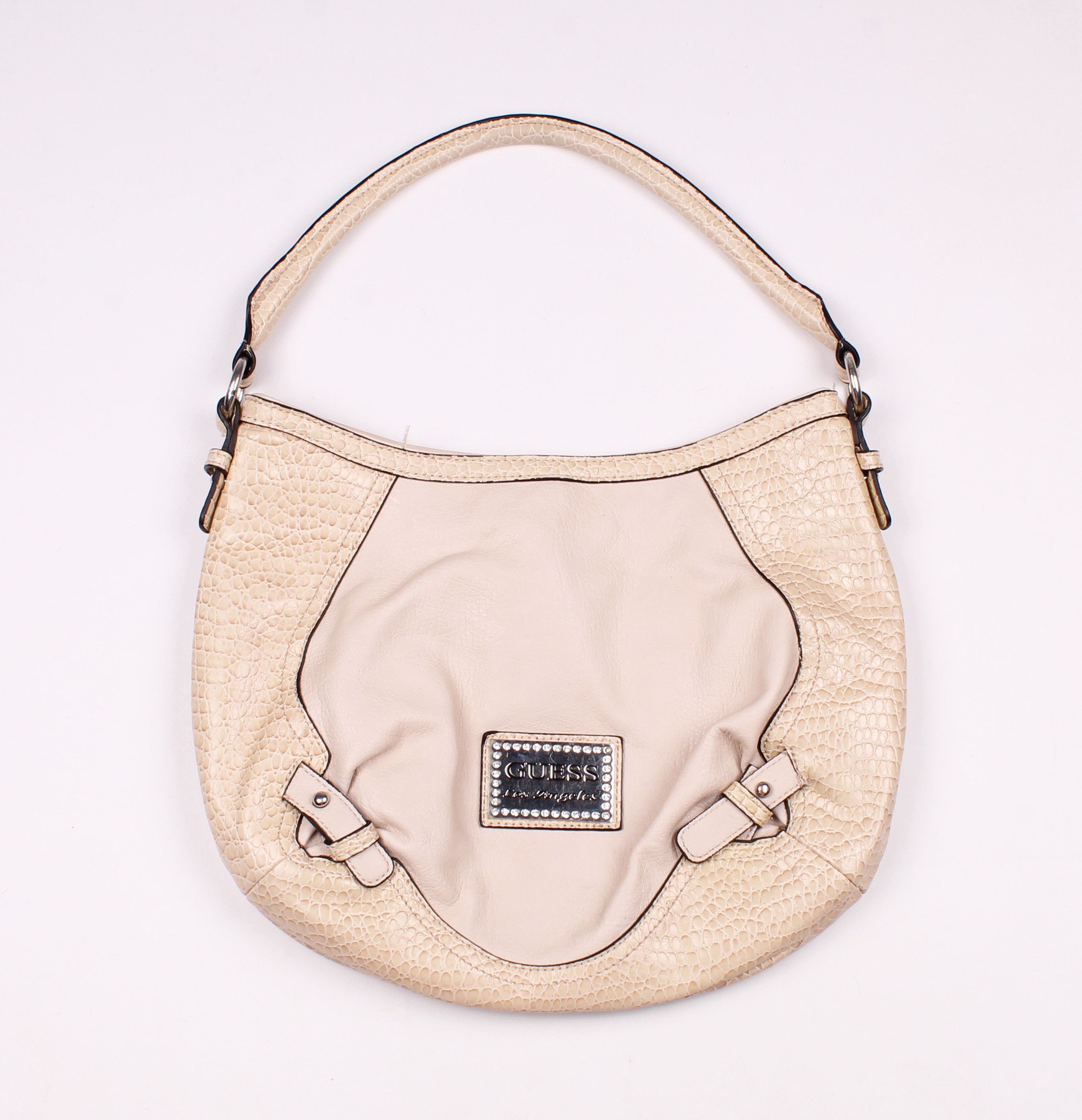 Guess × Vintage Vintage Guess Y2K Glam Beige Shoulder Bag Size ONE SIZE - 1 Thumbnail