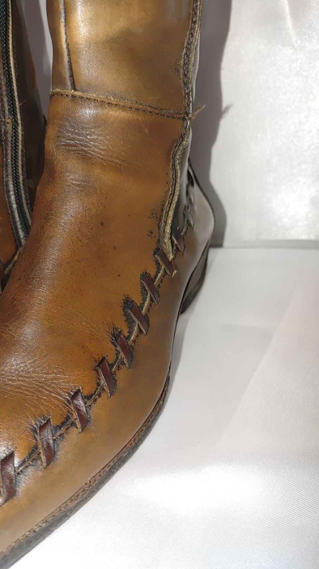 Pinko Pikolinos Whip Stitch Naturellement Boots Size 38 Size US 7.5 / IT 37.5 - 7 Thumbnail