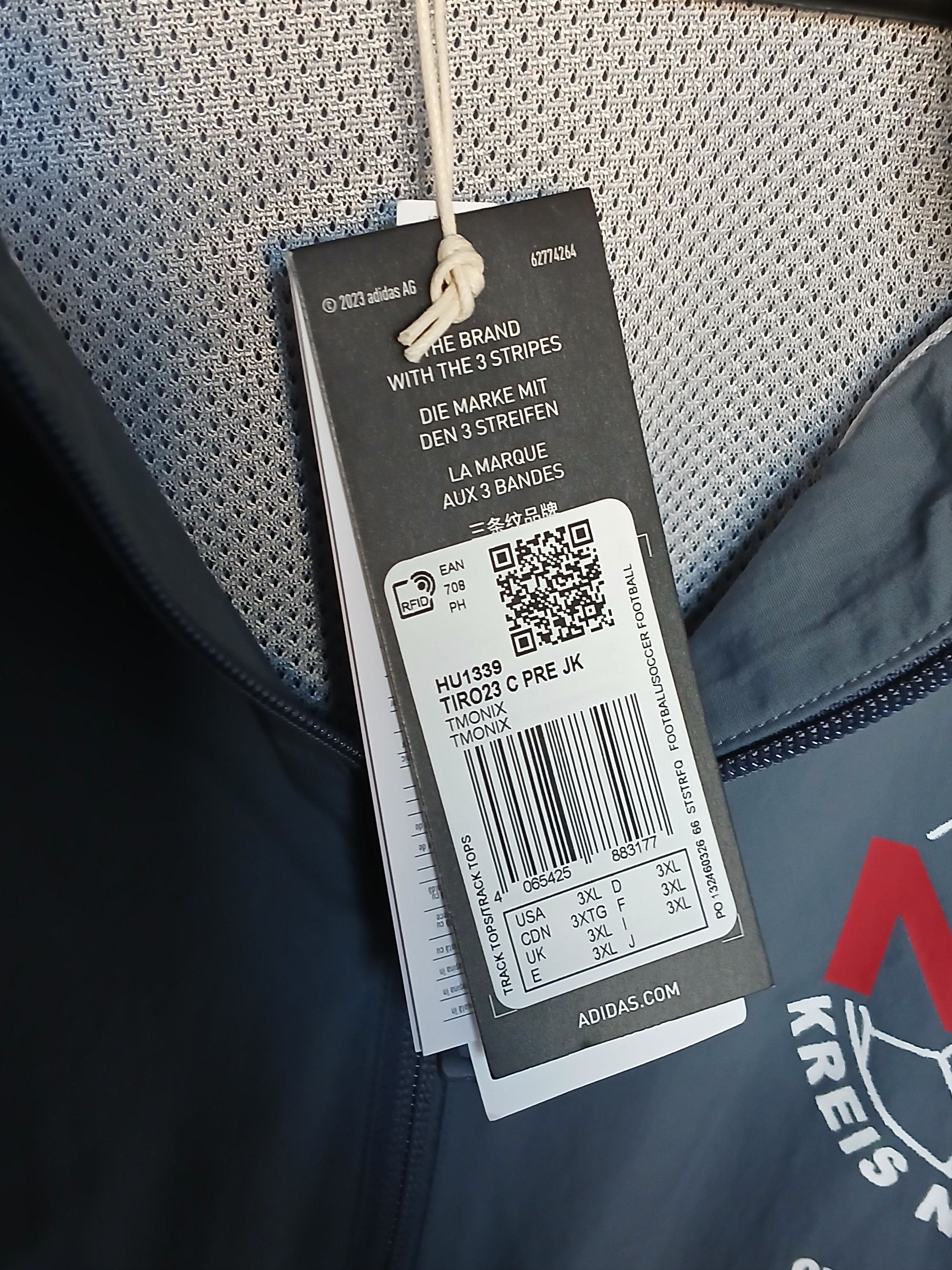Adidas New XXXL Adidas Football Training Jacket Size US XXL / EU 58 / 5 - 10 Thumbnail