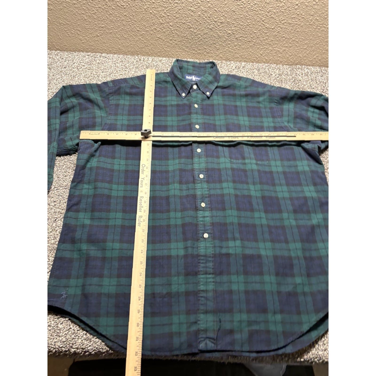 Ralph Lauren Ralph Lauren The Big Oxford Shirt Mens L Blackwatch Plaid Button-Up Shirt Size US L / EU 52-54 / 3 - 5 Thumbnail