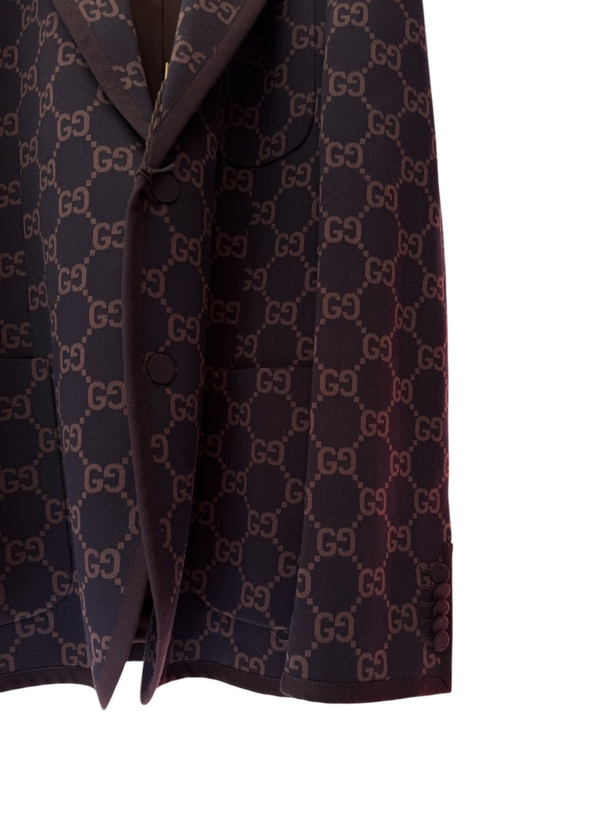 Gucci Gucci GG Jacquard Monogram Blazer Jacket Size US L / EU 52-54 / 3 - 5 Thumbnail