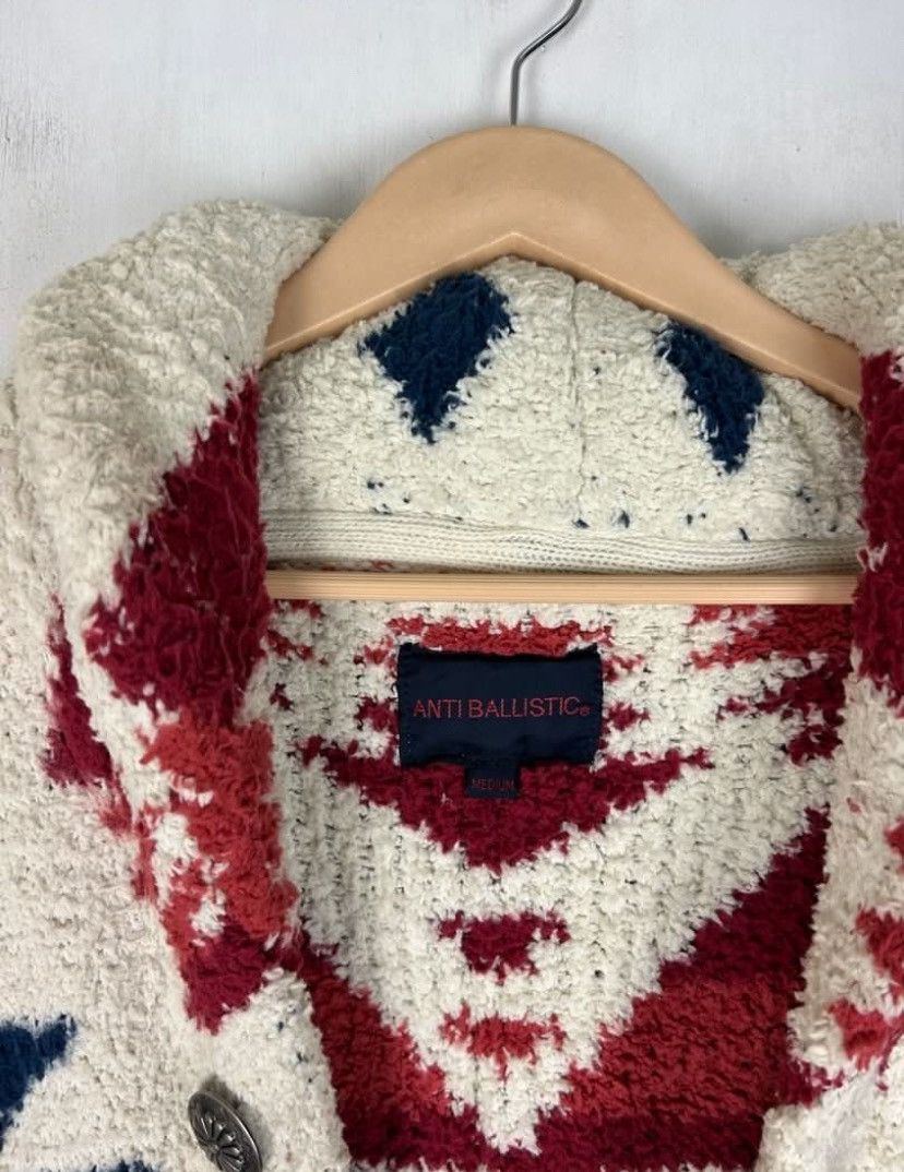 Japanese Brand Anti Ballistic Cardigan / Navajo/ Warm fleece jacket Size US M / EU 48-50 / 2 - 6 Thumbnail