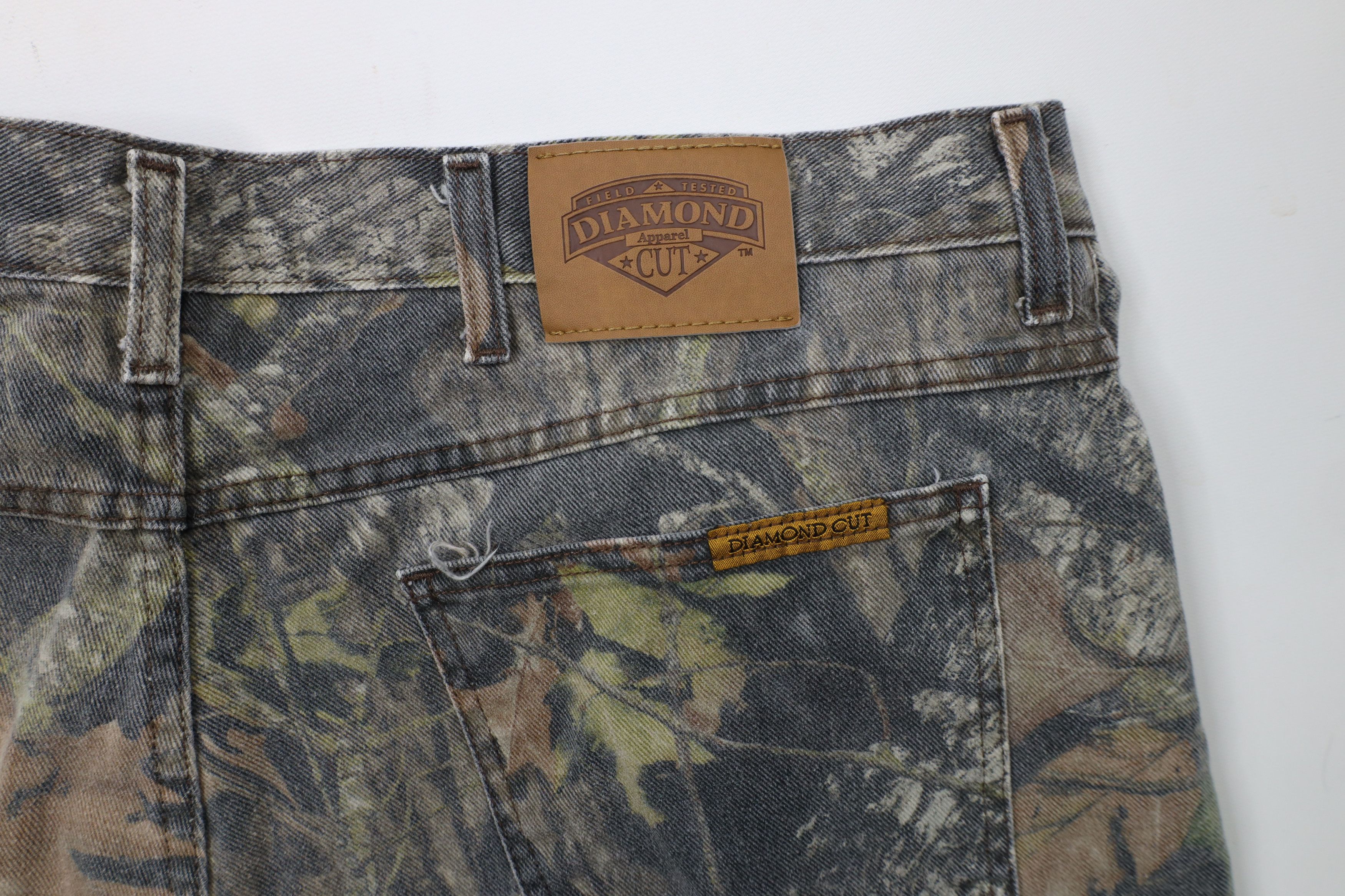 Vintage Vintage 90s Streetwear Camouflage Wide Leg Denim Jeans Size US 42 / EU 58 - 12 Thumbnail