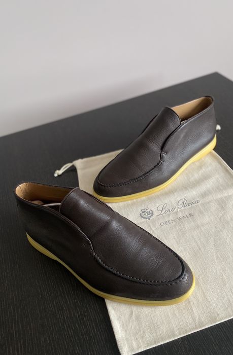 loro piana open walk brown