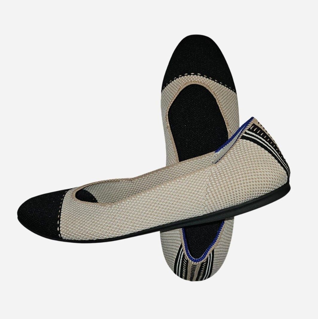 Rothy's Ballet shoes Tuxedo flats Size US 9 / IT 39 - 2 Thumbnail
