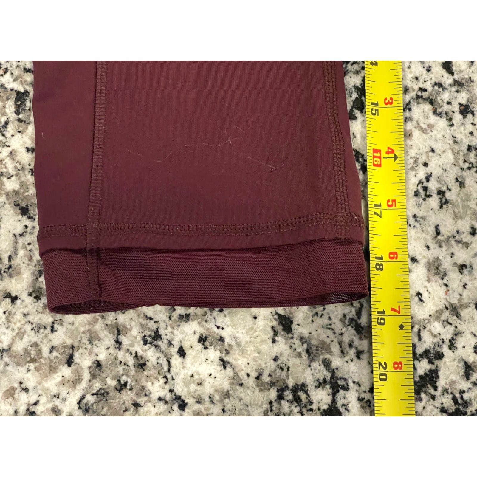 Lululemon Lululemon Leggings Crop Illumina Bordeaux Drama / Bumble Berry Size 8 Women’s Tights Pant Size 30" / US 8 / IT 44 - 7 Thumbnail