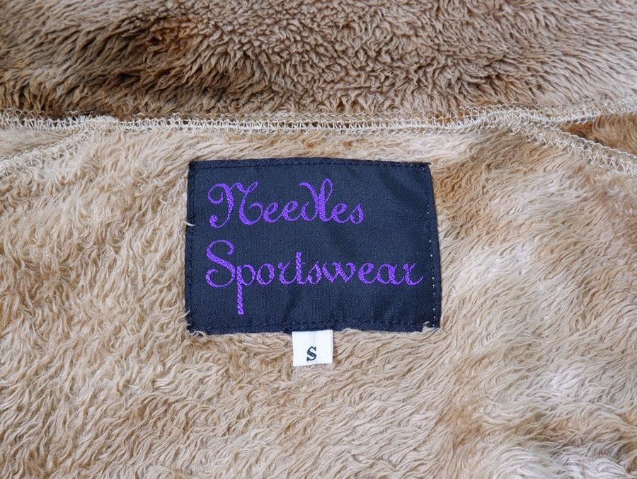 Needles Jacket Fur Fleece Piping Polyester Beige Size US S / EU 44-46 / 1 - 4 Thumbnail