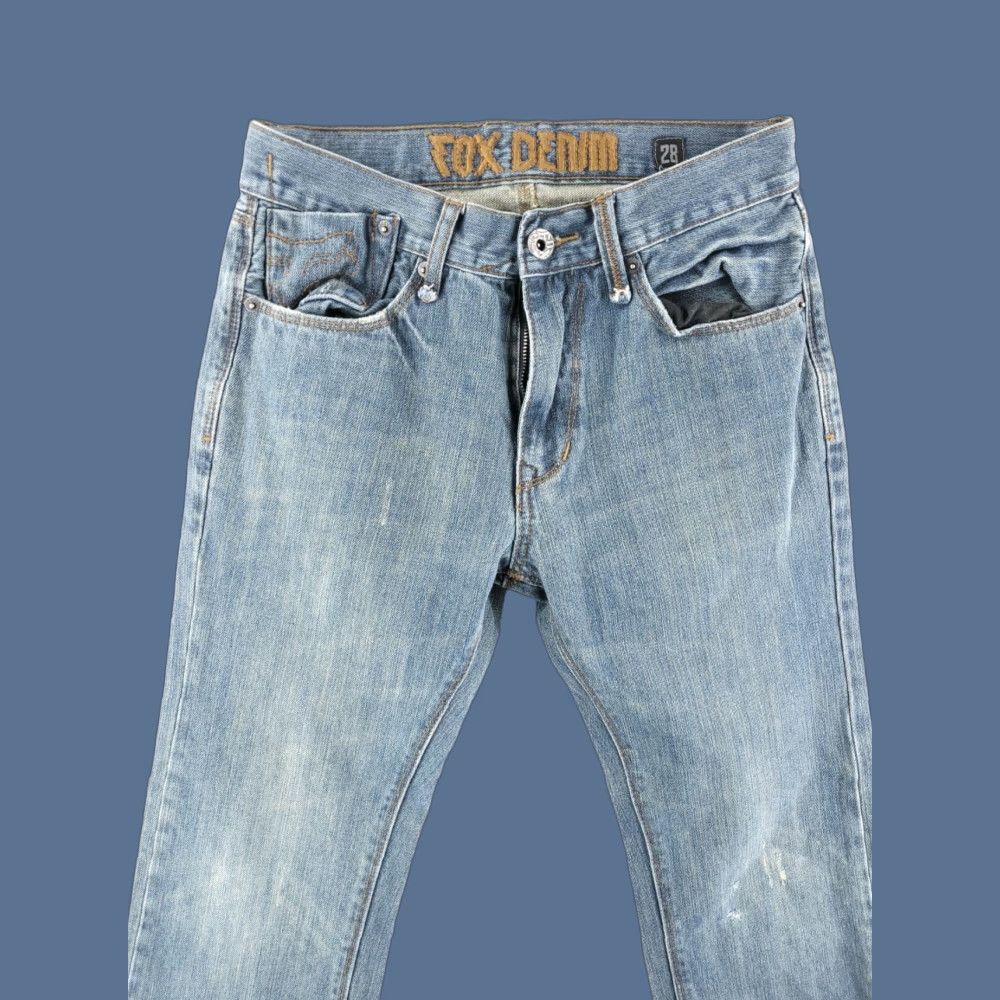 Fox Racing Fox Jeans Men's 28x28 Blue Low Rise Straight Fit Denim Pants Size US 28 / EU 44 - 1 Thumbnail
