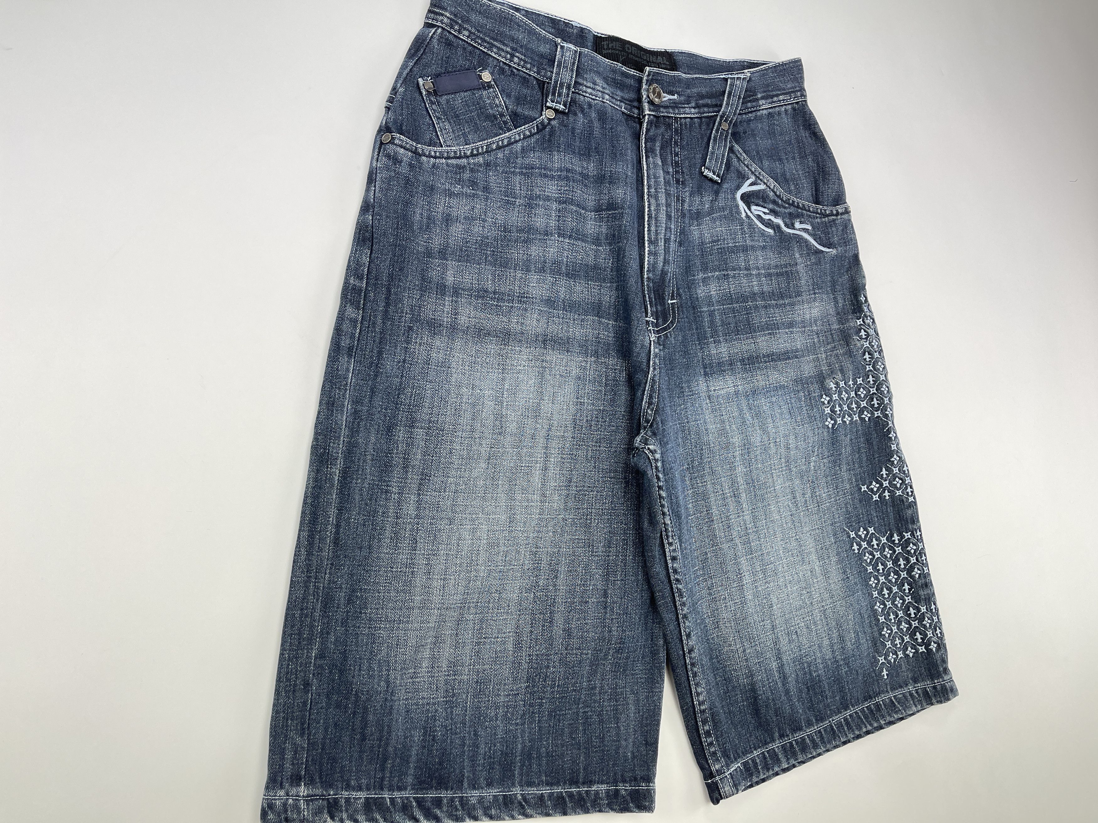 Karl Kani KARL KANI shorts, vintage hip hop baggy jeans, 90s size W 30 Size US 30 / EU 46 - 8 Thumbnail