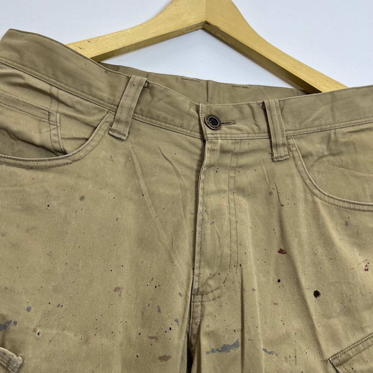 Japanese Brand Trashed Burtle Work Pants Distressed Japan Grunge Size US 31 - 8 Thumbnail