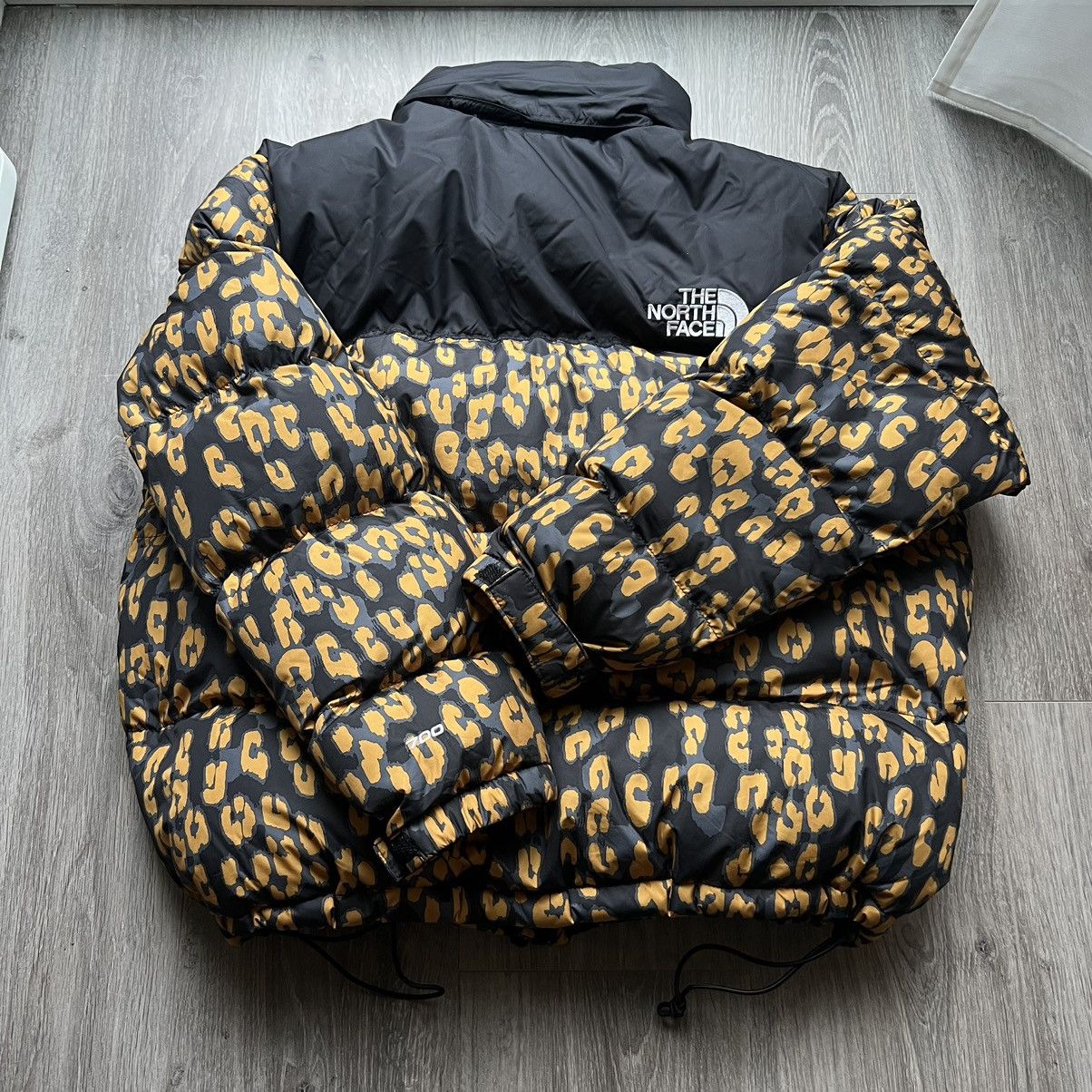 Stussy Northface Nupste 700 jacket Leopard print Size US M / EU 48-50 / 2 - 2 Thumbnail