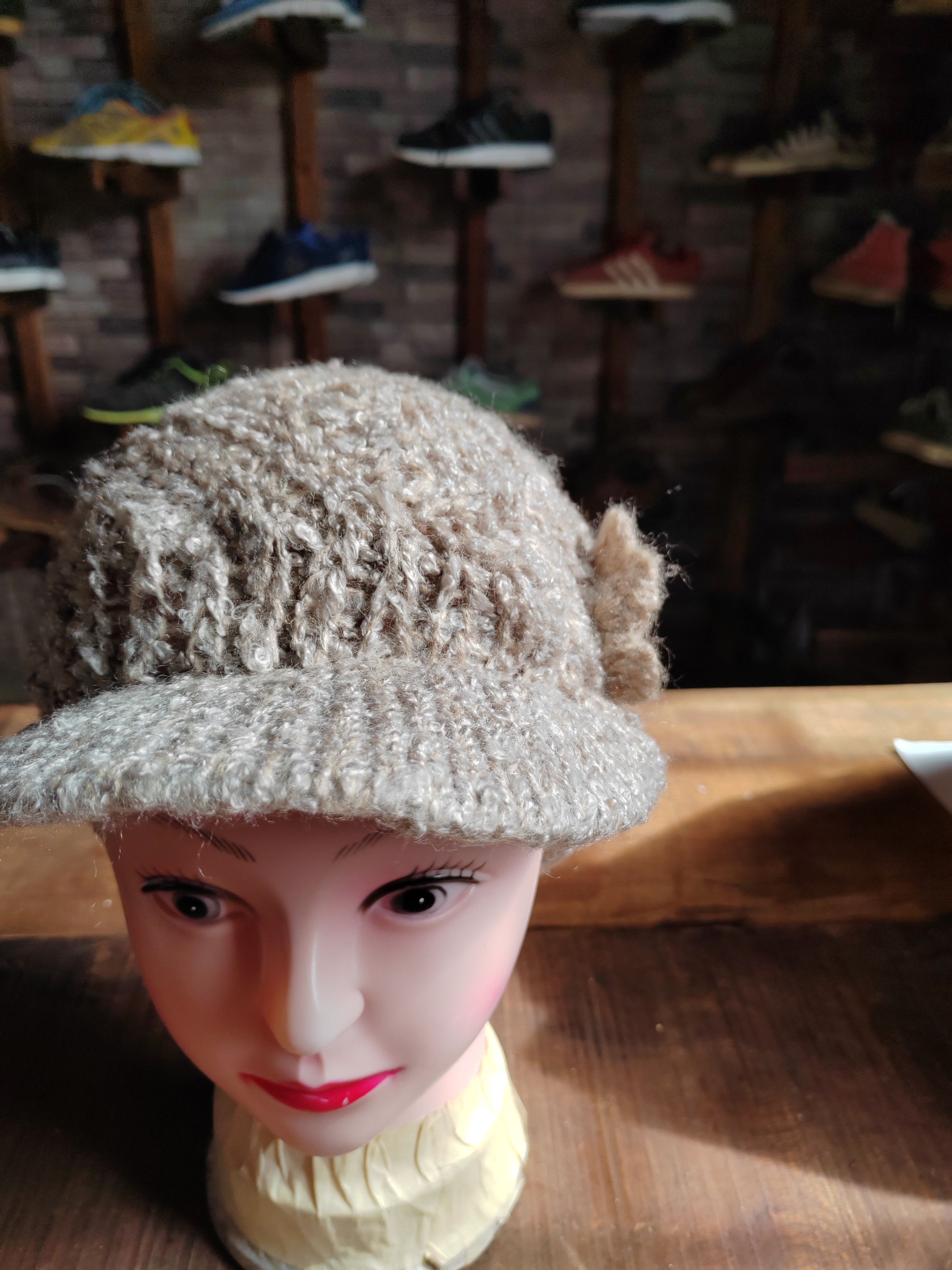 If Six Was Nine Vintage Japanese Style Crochet Big Beanie Snowcap Size ONE SIZE - 3 Thumbnail