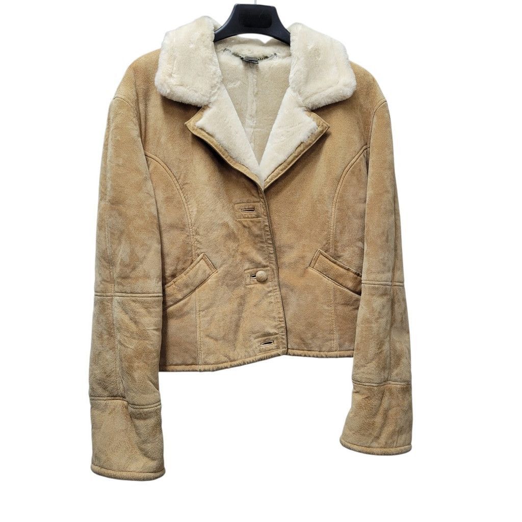 Gallery Dept. GALLERY Vintage Genuine Leather Modacrylic Lined Jacket Larg Size L / US 10 / IT 46 - 2 Thumbnail