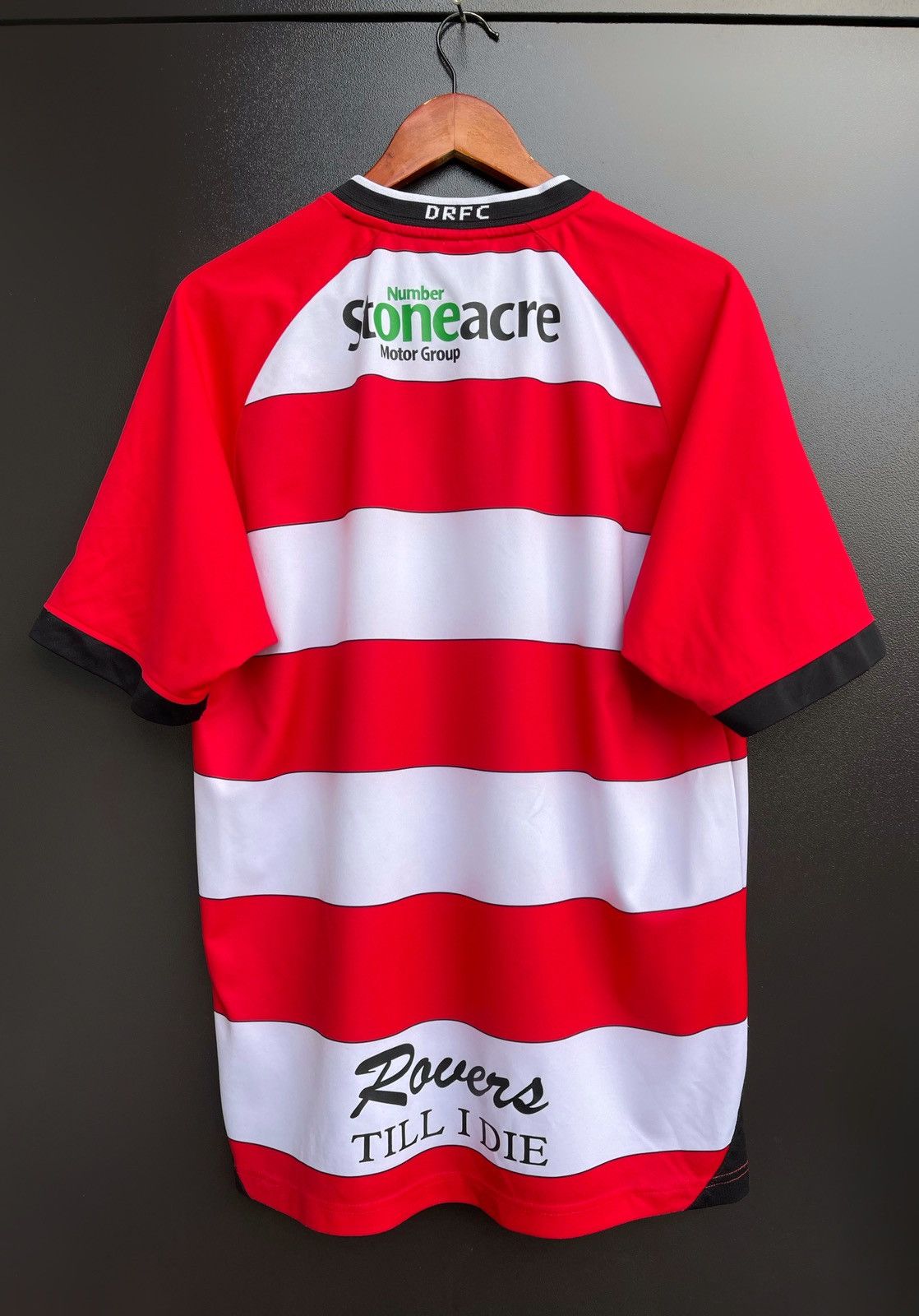 Nike Doncaster Rovers Shirt Large Red Vandanel Jersey 2009/2010 Size US L / EU 52-54 / 3 - 9 Thumbnail