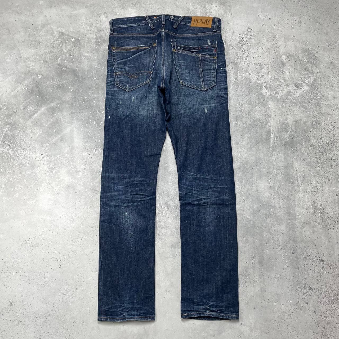Replay Replay Daverdale Jeans Blue Size W36 L35 Size US 33 - 2 Thumbnail