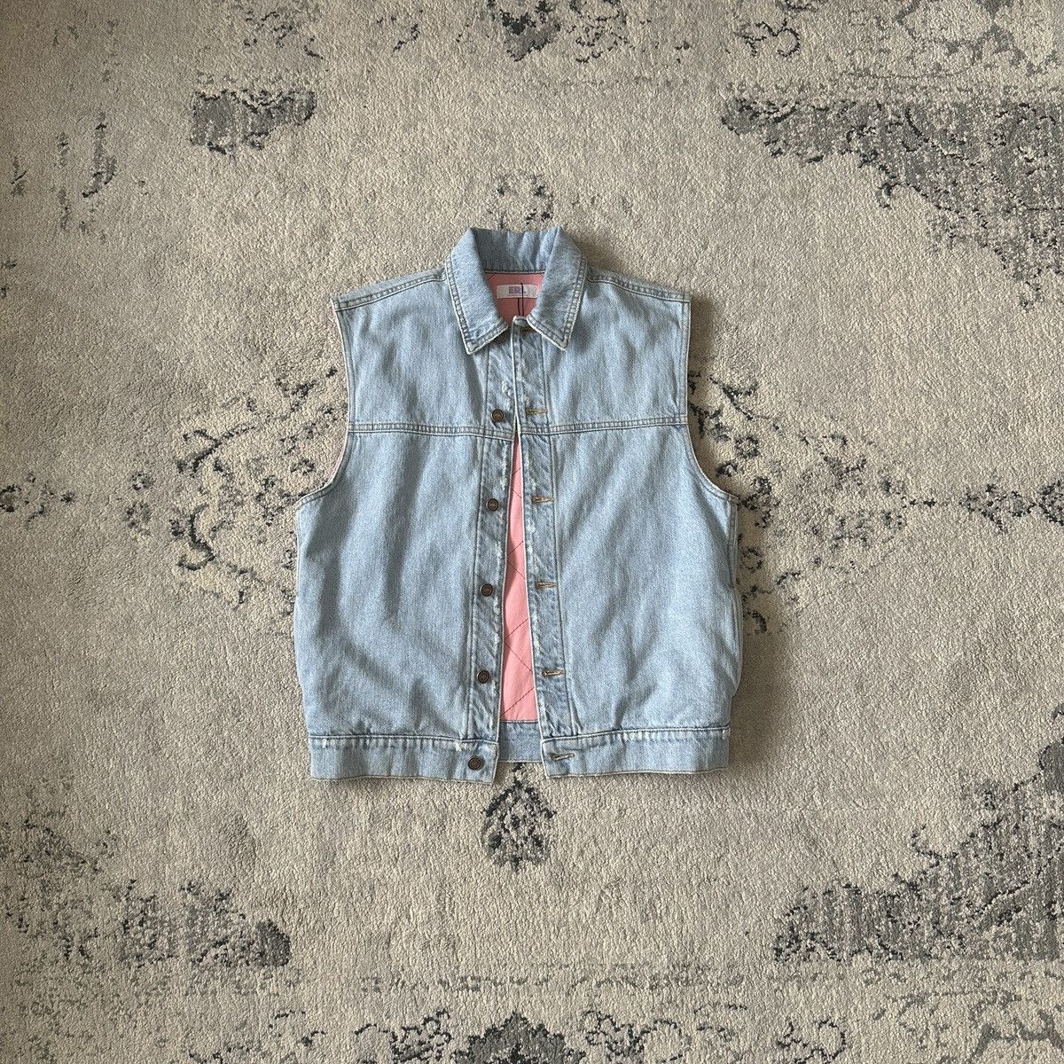 ERL ERL Denim Sleeveless Jacket Size S / US 4 / IT 40 - 1 Thumbnail