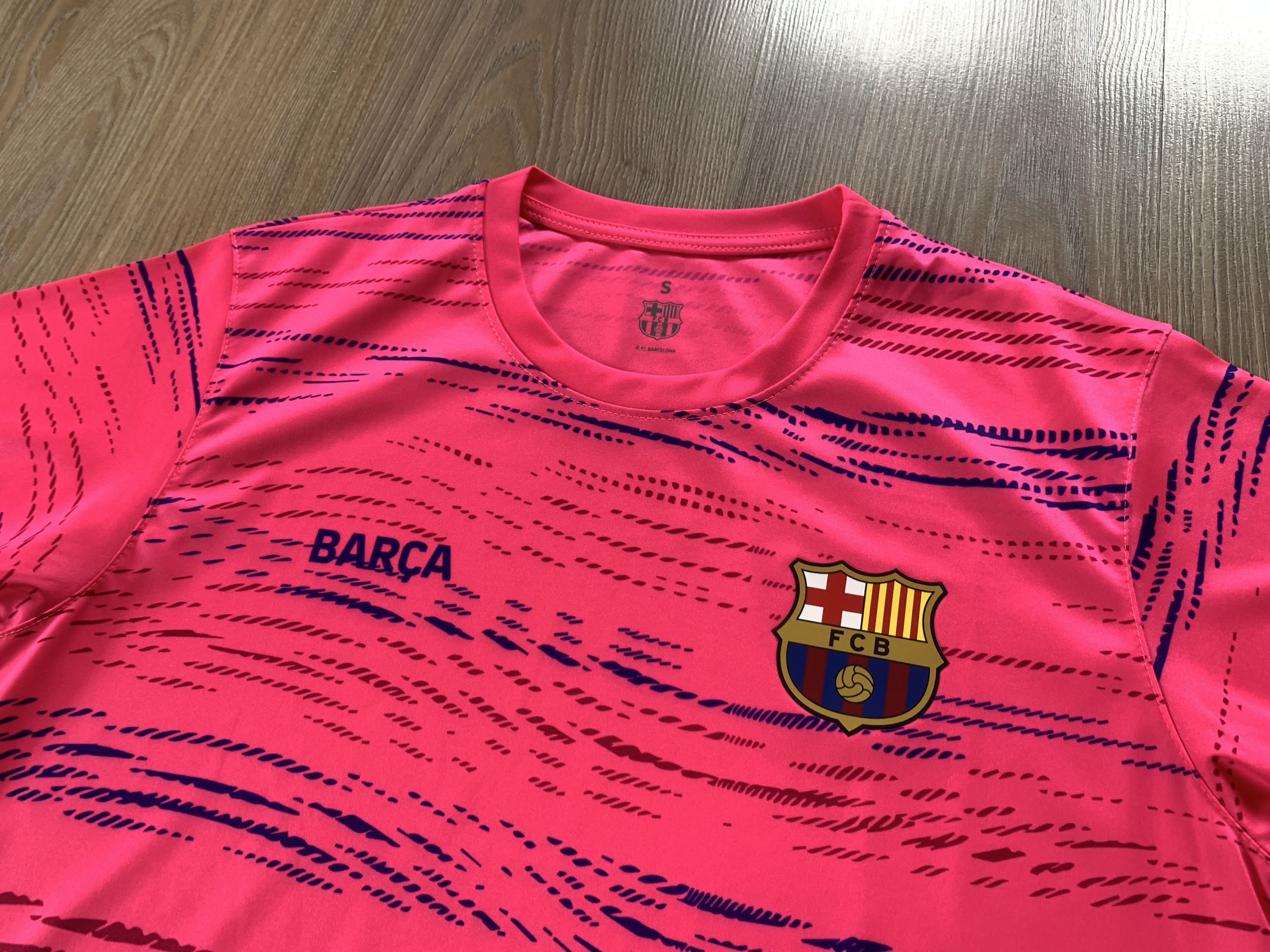 Other Mens FC Barcelona Training Fuchsia Adult Licensed T-Shirt Size US S / EU 44-46 / 1 - 4 Thumbnail