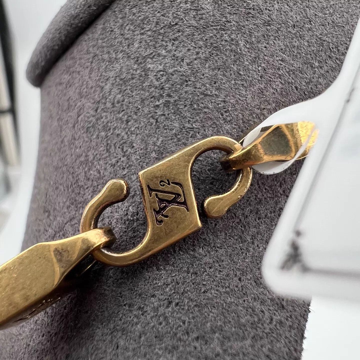 Louis Vuitton LV Nigo Gold Large Logo Necklace Size ONE SIZE - 4 Thumbnail