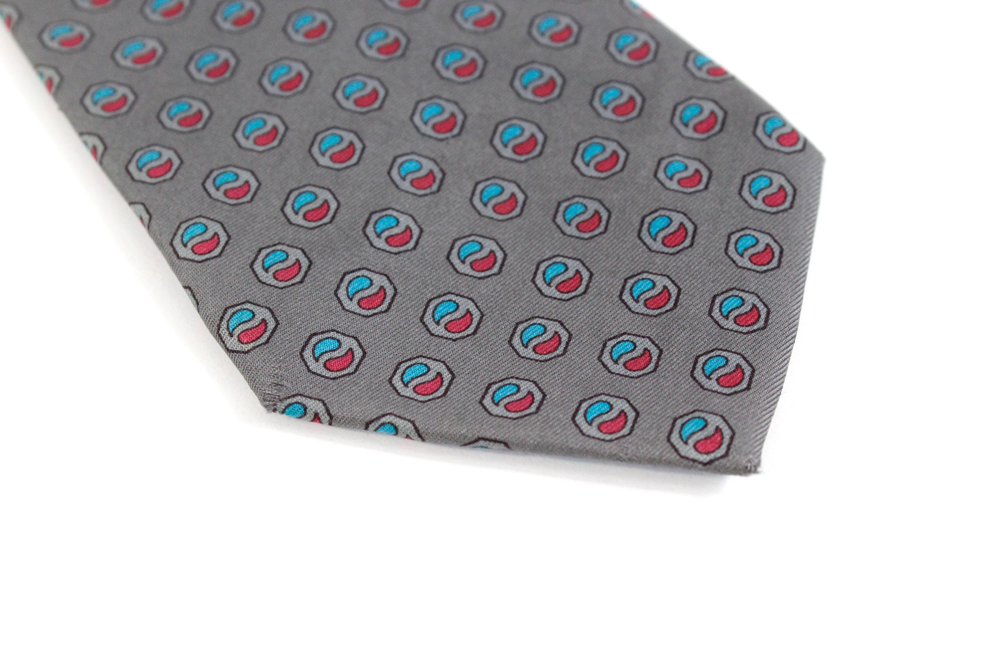 Burberry Vintage Burberry London Abstract Pattern Silk Tie Cravatte Size ONE SIZE - 2 Thumbnail