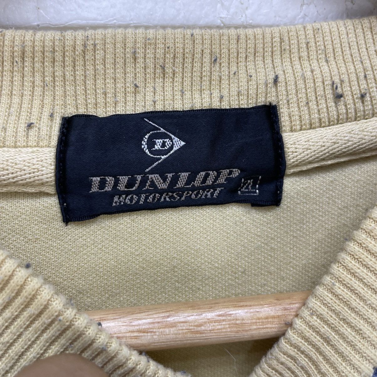 Japanese Brand 💥Vintage Dunlop Motosport Big Logo Crewneck Pullover Size US M / EU 48-50 / 2 - 4 Thumbnail