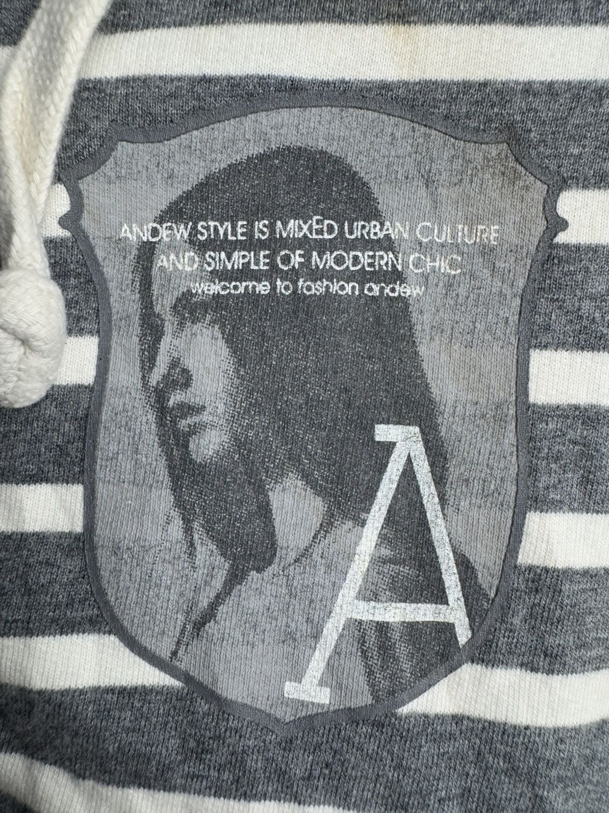 If Six Was Nine × Japanese Brand × Le Grande Bleu (L.G.B.) Andew Hoodie Stripe Lgb ifsix style Size US S / EU 44-46 / 1 - 4 Thumbnail