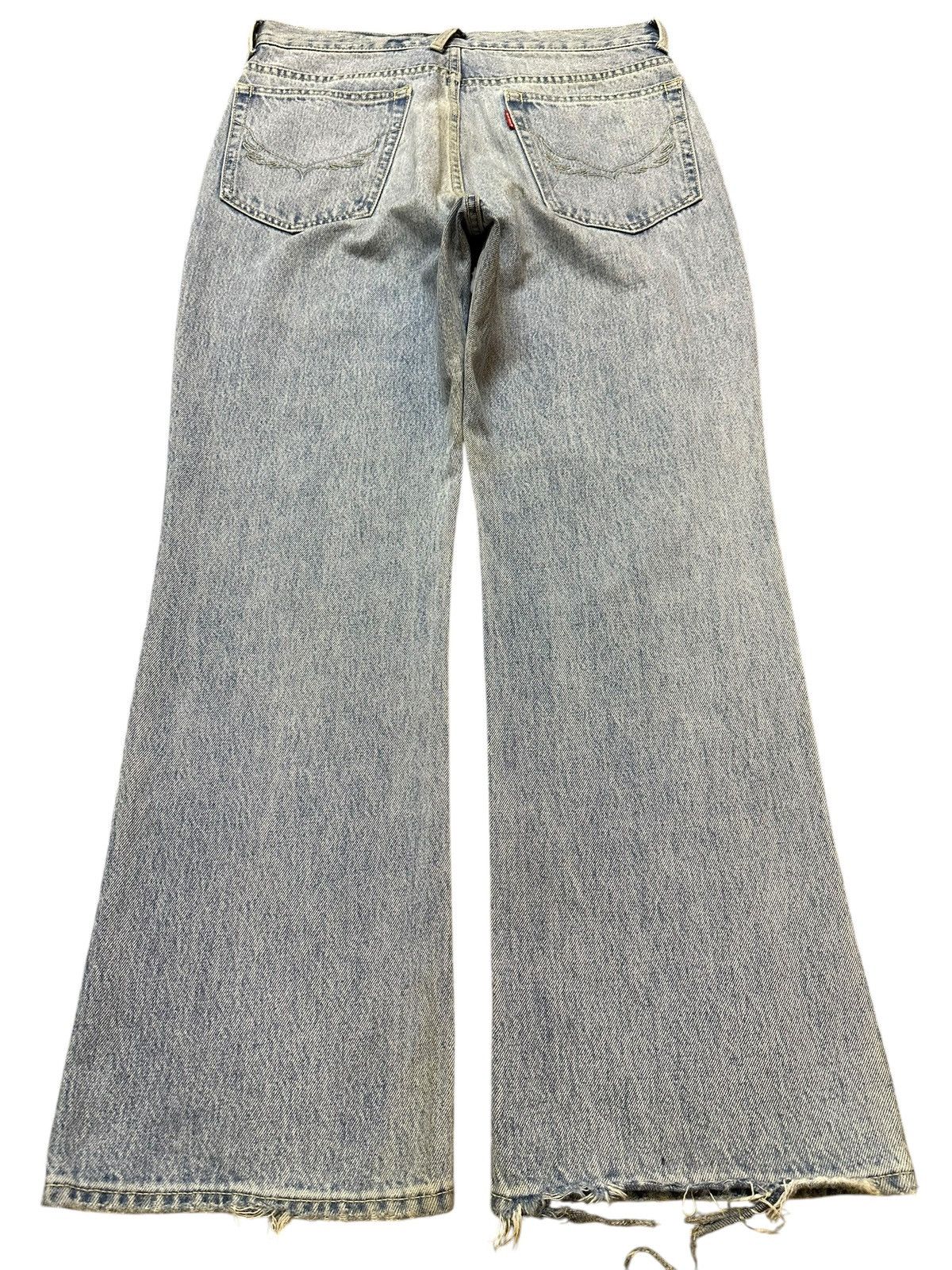 semanticdesign Vintage Japanese Brand Faded Wash Distress Baggy Jeans Size US 31 - 2 Thumbnail
