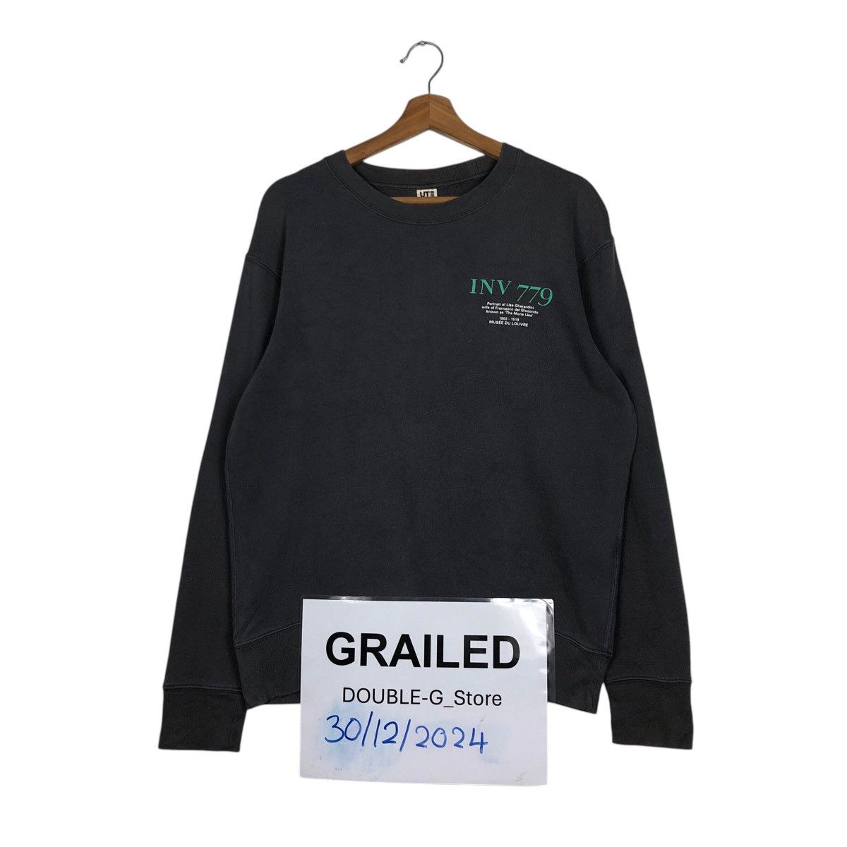 Uniqlo Vintage Musee Du Louvre X Peter Saville Sweatshirt Big Logo Size US M / EU 48-50 / 2 - 1 Thumbnail