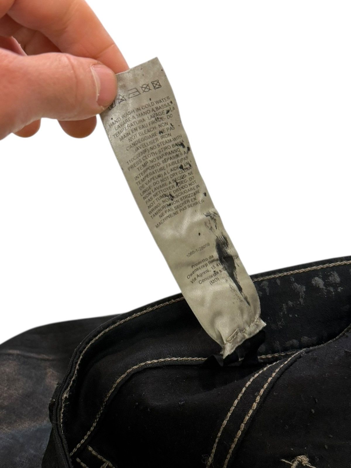 Rick Owens Bias Bootcut Flare Waxed Denim Size US 36 / EU 52 - 11 Thumbnail