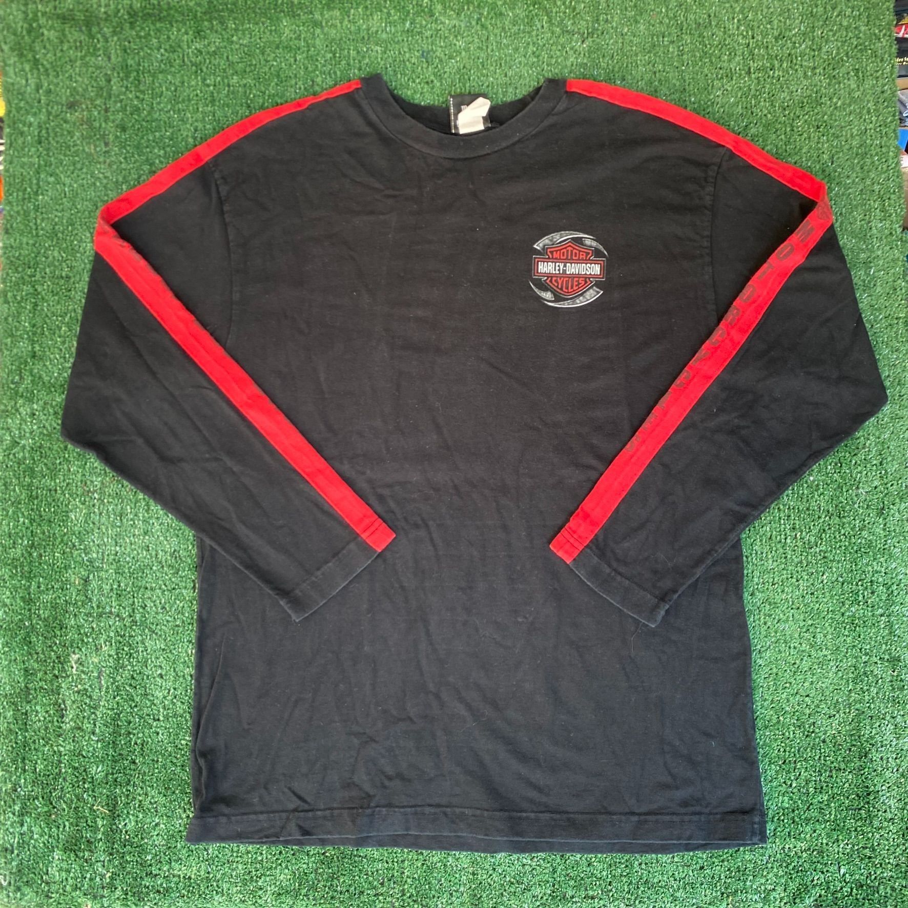 Harley Davidson Vintage Y2K Harley Davidson Shirt Long Sleeve Punk Biker Tee Size US XL / EU 56 / 4 - 1 Thumbnail
