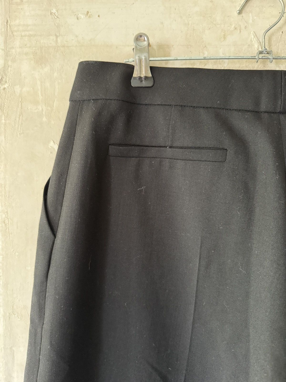 Christian Lacroix Christian Lacroix Black Wool-Blend Trousers Size 30" / US 8 / IT 44 - 8 Thumbnail