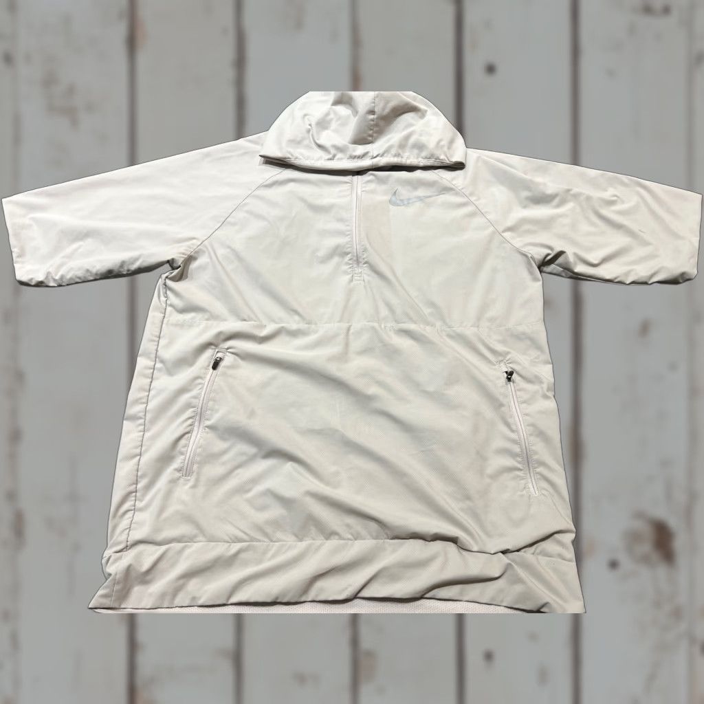 Nike Nike Running Hoodie Mens M Short Sleeve Pullover 1/4 Zip Taupe Standard Fit Size US M / EU 48-50 / 2 - 1 Thumbnail