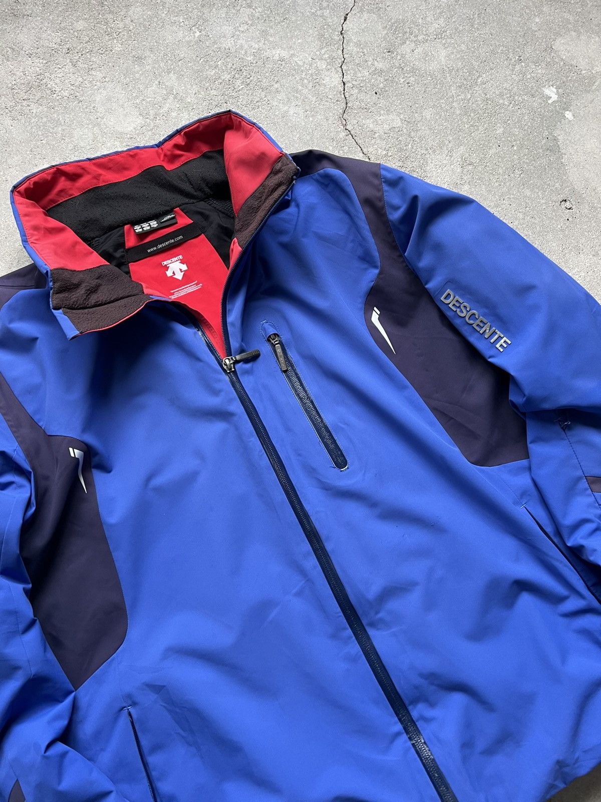 Descente Descente blue light jacket ski wind breaker Size US XXL / EU 58 / 5 - 5 Thumbnail