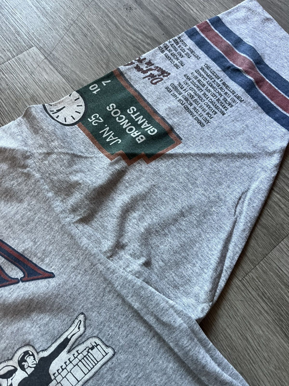 Vintage long gone 1986 new york giants t shirt aop Size US XL / EU 56 / 4 - 9 Thumbnail