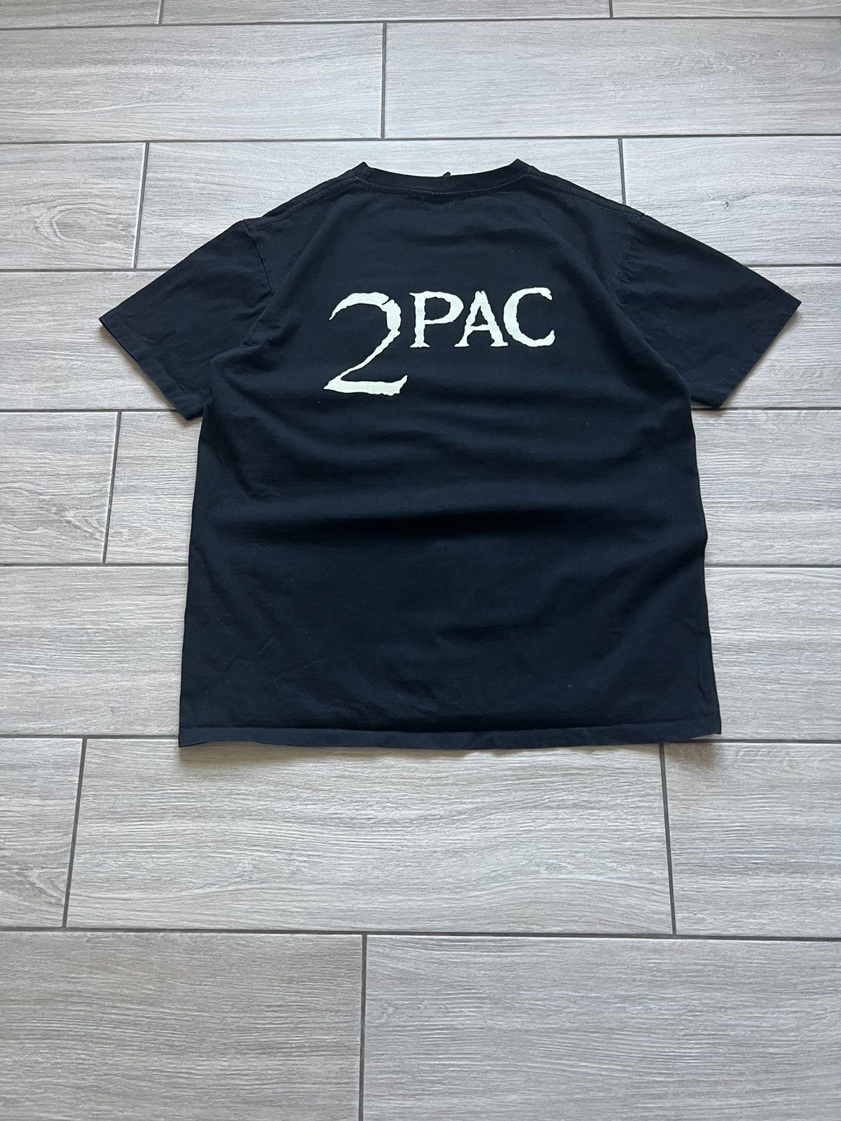 Band Tees × Rap Tees × Vintage Vintage 2Pac Tupac Shakur 1996 Men’s Black T-Shirt Size US L / EU 52-54 / 3 - 6 Thumbnail